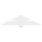 Ekena Millwork Redmond Architectural Grade PVC Gable Bracket, 60"W x 15"H x 2"D x 6"F, 6/12 Pitch GBP060X15X0206RED00 - alternate 2